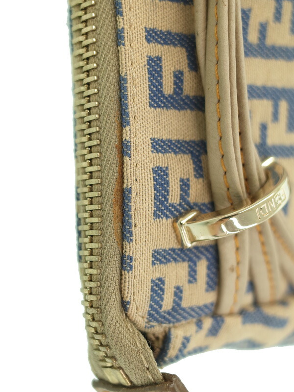 FENDI】フェンディ『ズッキーノ柄 ミニポーチ』8BR513 レディース