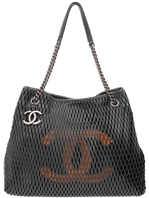 CHANEL】シャネル『メッシュ ココマーク チェーントートバッグ