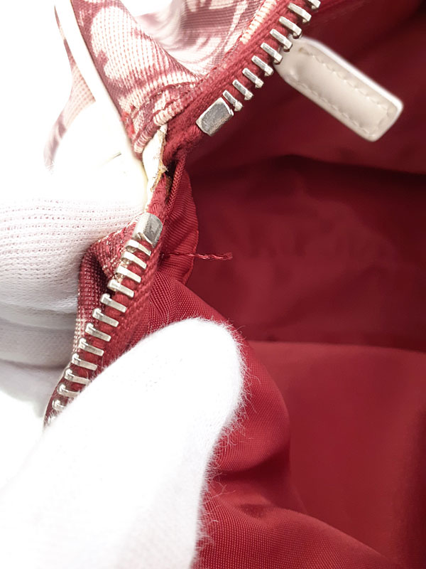 Christian Dior】クリスチャンディオール『トロッター柄 ミニボストン