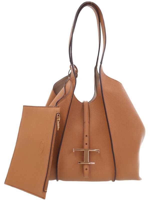 TOD'S】トッズ『Tタイムレス レザー ショッピングバッグ ミニ