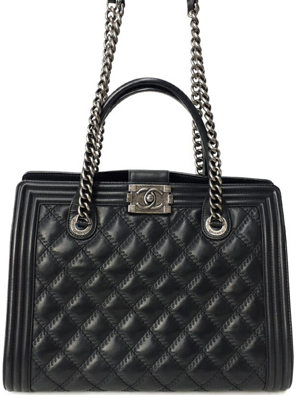 CHANEL】シャネル『ボーイシャネル 2WAYチェーントートバッグ