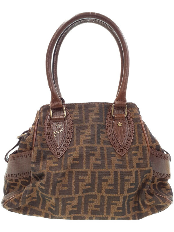 FENDI】フェンディ『ズッカ柄 エトニコ ハンドバッグ』8BN157
