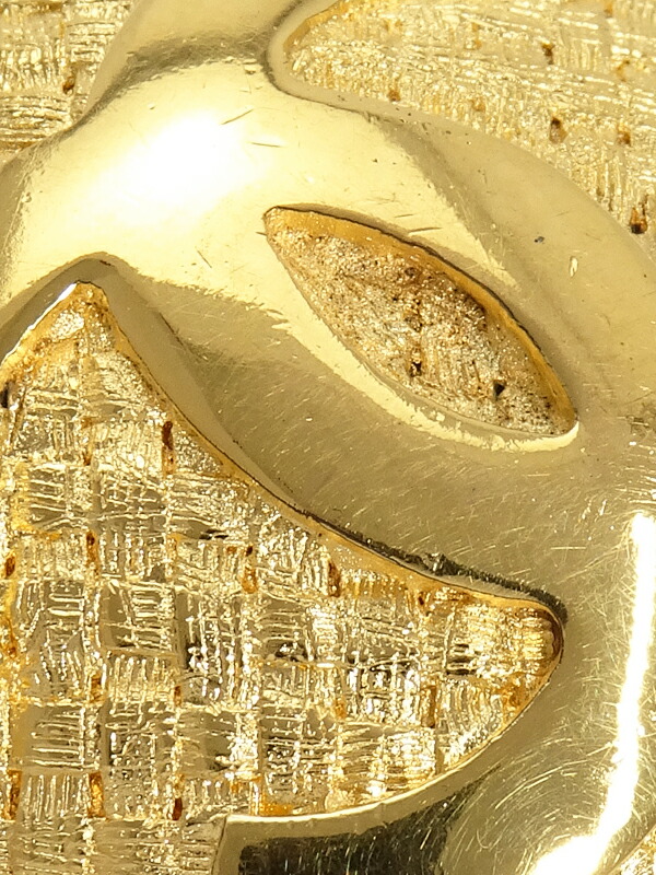 CHANEL】シャネル『ココマーク メッシュボタン ブローチ』1週間保証