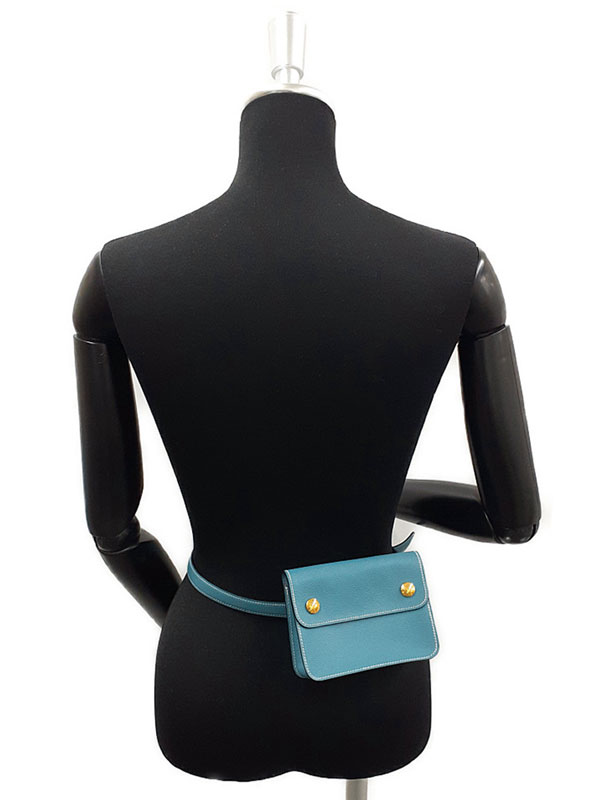 HERMES】エルメス『ポシェット グリーン』□C刻印 1999年製 レディース