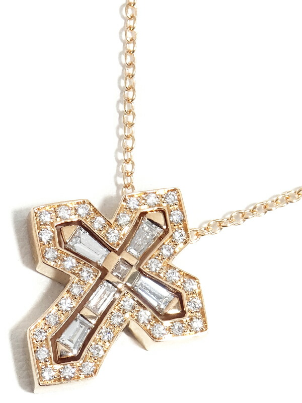 DAMIANI】ダミアーニ『K18PG ベルエポック クラウン ネックレス ダイヤ