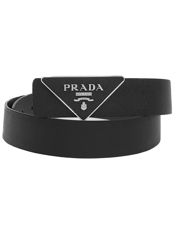 PRADA】プラダ『サフィアーノレザー ベルト size85/34』メンズ