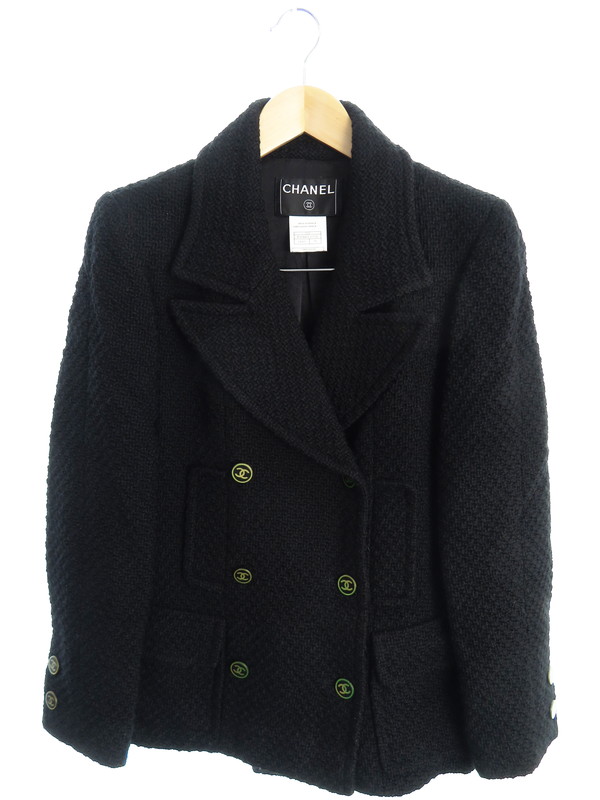 CHANEL】【2001年秋冬】【フランス製】【アウター】シャネル『ツイード