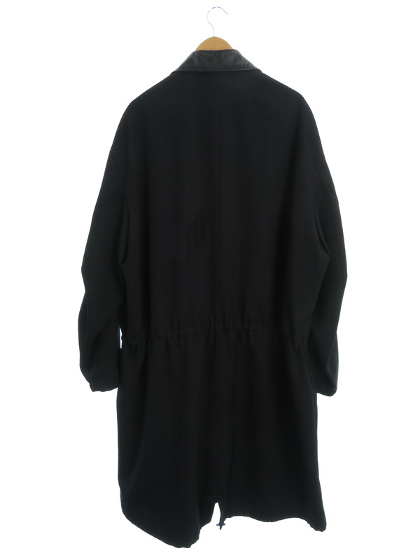 Yohji Yamamoto】【日本製】【アウター】ヨウジヤマモト『レザー切替