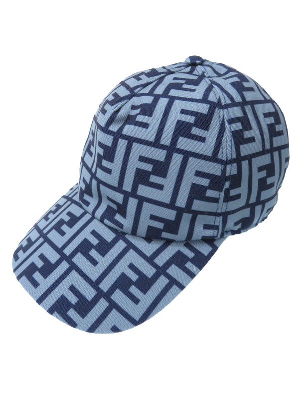 FENDI】【FFロゴ】フェンディ『ズッカ柄キャップ size58』FXQ768 ACDA