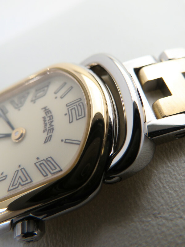 HERMES】エルメス『ラリー』RA1.220 レディース クォーツ 1週間保証