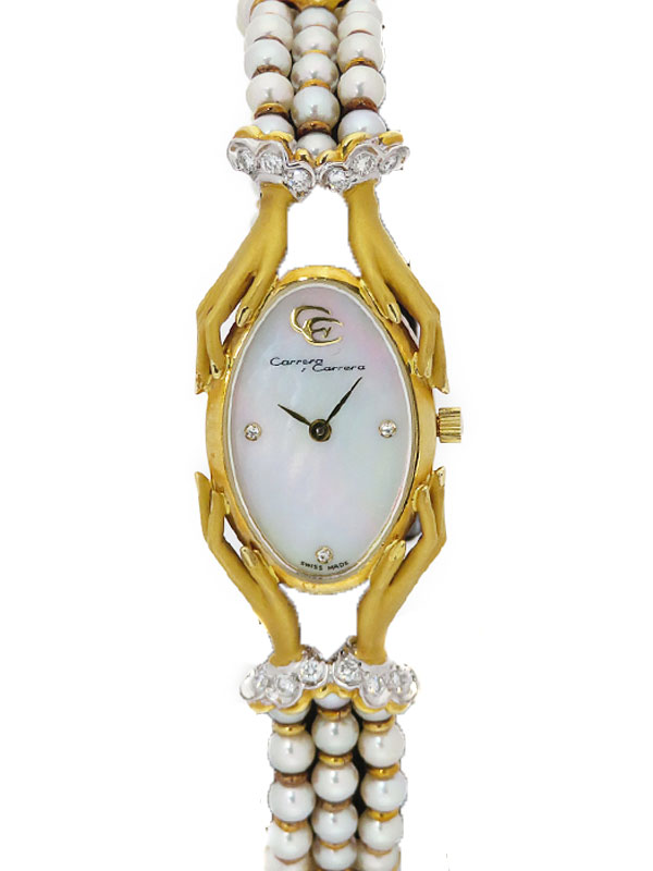 CARRERA y CARRERA】カレライカレラ『幸せの手 パールウォッチ