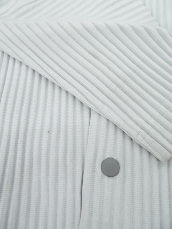 HOMME PLISSE ISSEY MIYAKE】イッセイミヤケ『プリーツ ノーカラー