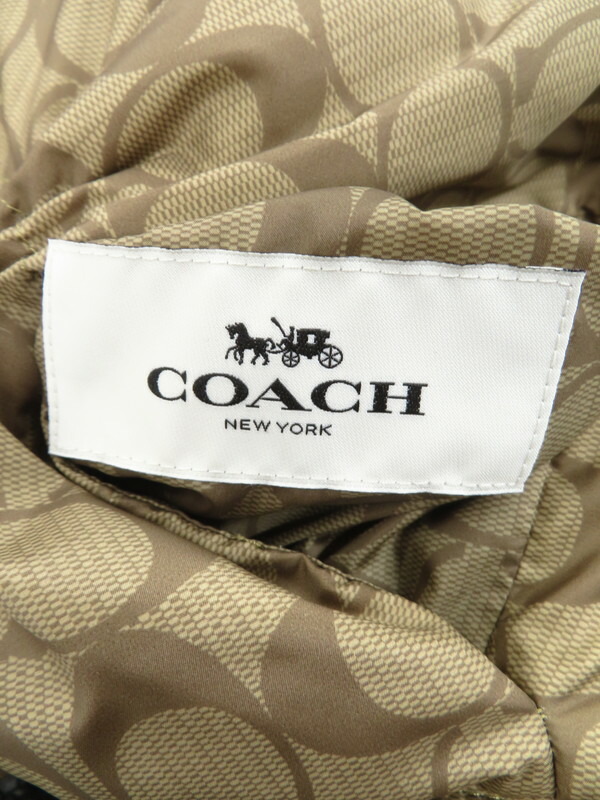 COACH】コーチ『シグネチャー リバーシブルダウンジャケット sizeL