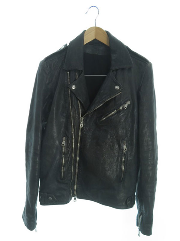 BALMAIN】バルマン『レザーライダースジャケット size46』S4HT245C301