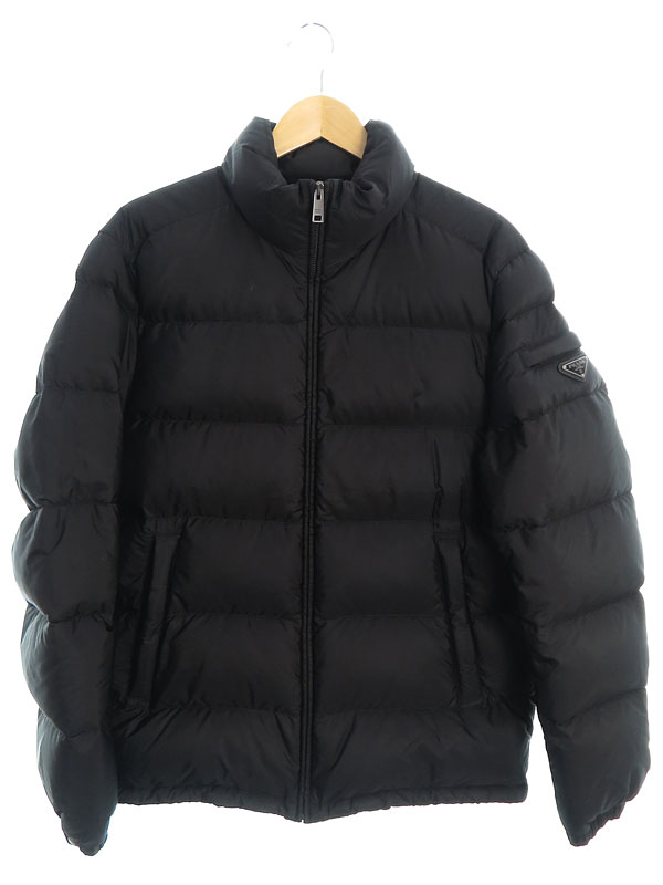 PRADA】プラダ『三角ロゴ トライアングルプレート ダウンジャケット