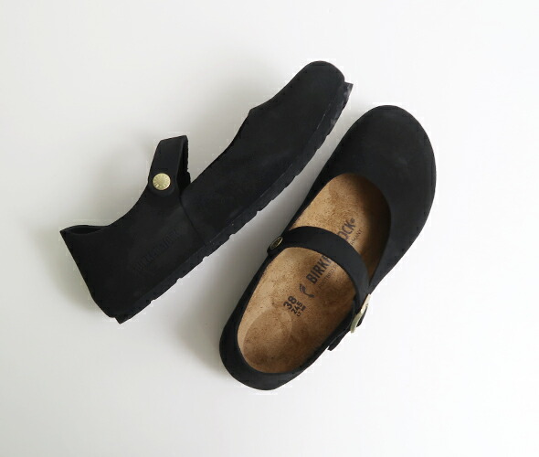 BIRKENSTOCK - Mantova Suede Leather - BLACK ビルケンシュトック