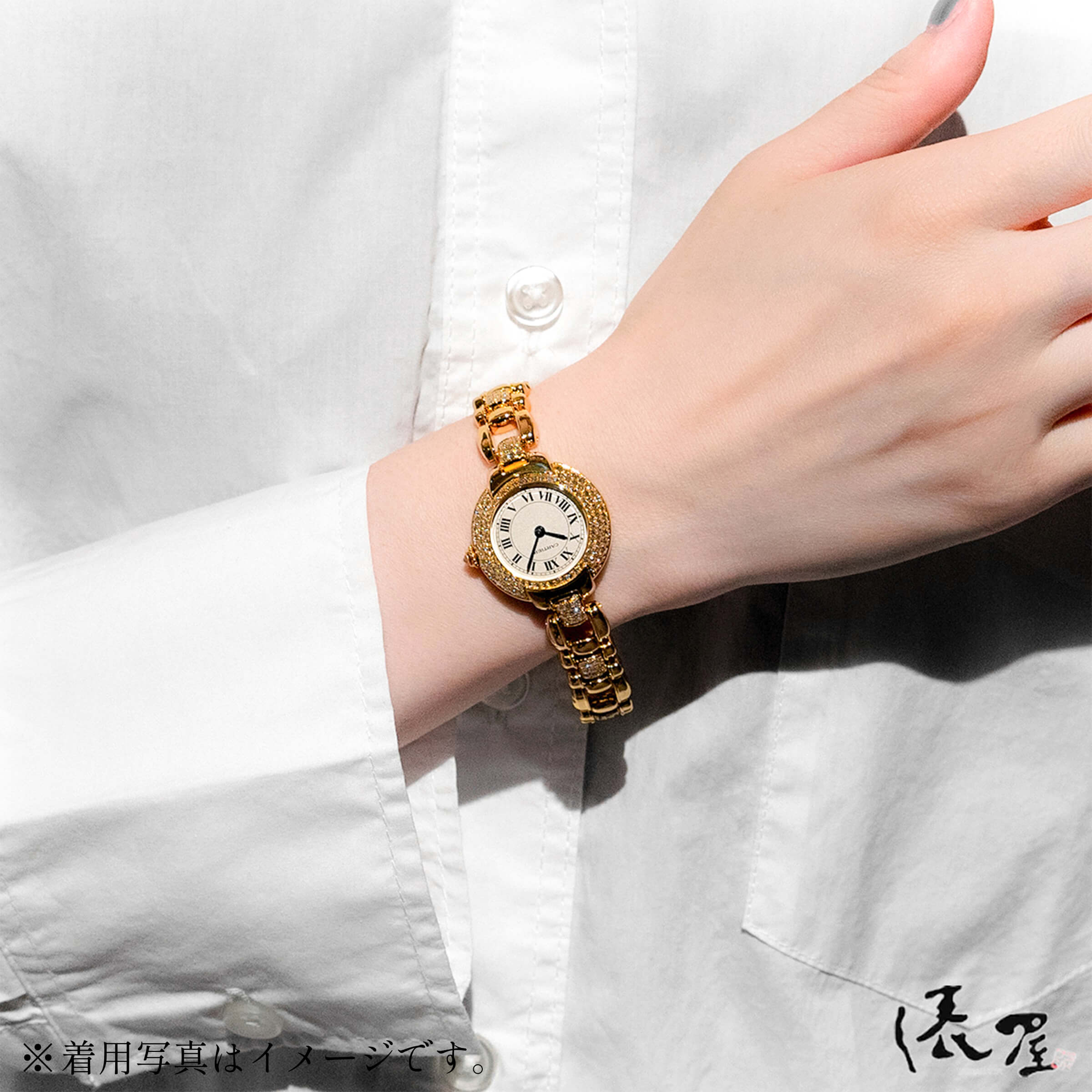 楽天市場】【ダイヤブレス】カルティエ K18YG ヴァンドーム