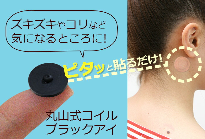 楽天市場】丸山式コイル ブラックアイ 2個入 : トータルヘルスデザイン