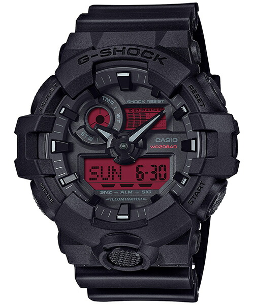 楽天市場】G-SHOCK ブラック&ボールドレッド GX-56BBR-1JF メンズ