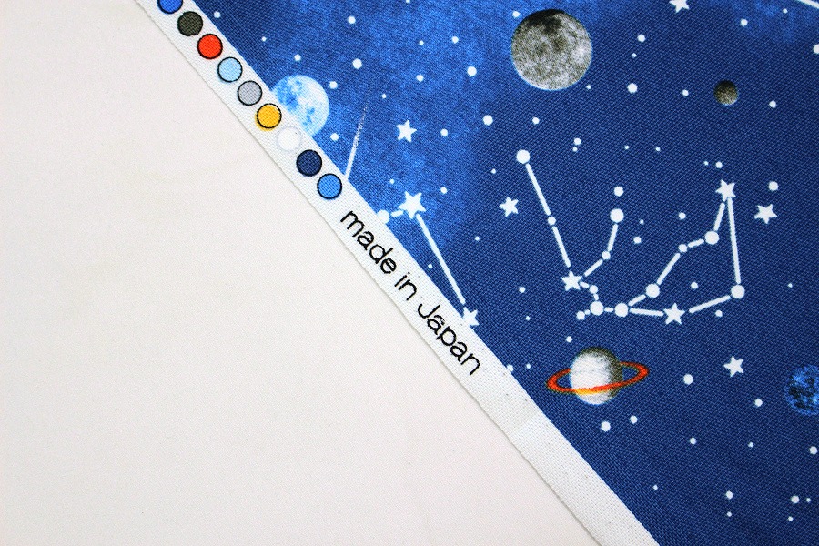 楽天市場】【10cm単位価格】宇宙柄 星と星座 スター ネイビー オックス