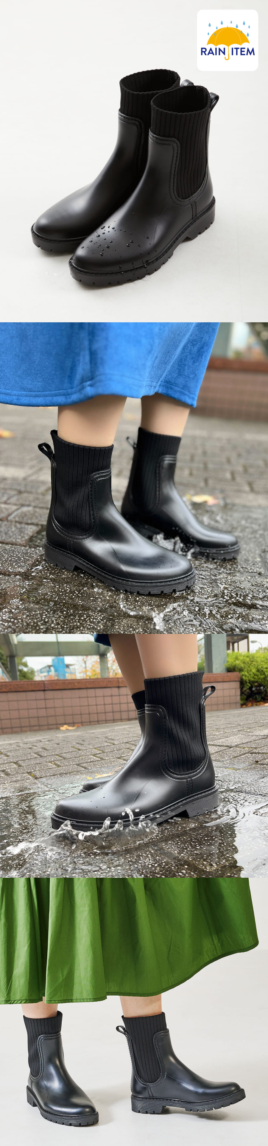 楽天市場】【SALE】レインブーツ レディース 長靴 撥水 防水 レイン