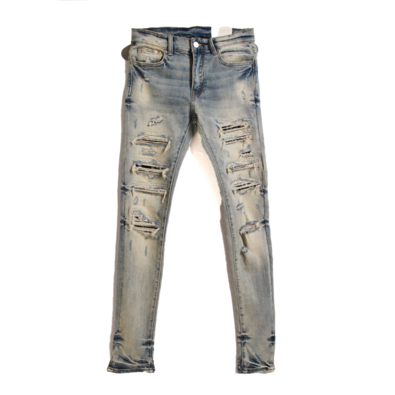 楽天市場】ミニマル mnml スキニーパンツ ストレッチデニム ダメージ