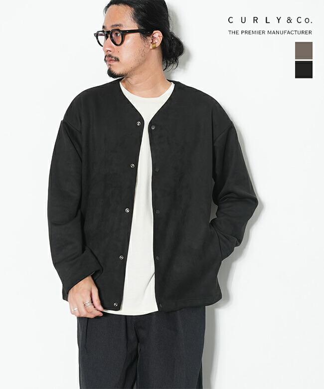 SALE 50%OFF】[253-231012]Curly&Co.(カーリー) KNIT SUEDE SNAP