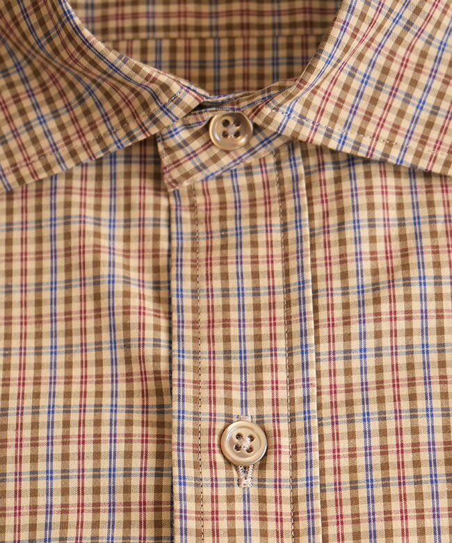 25AMSBL06]THE SHINZONE(ザ・シンゾーン)PECK CHECKED SHIRT ペック
