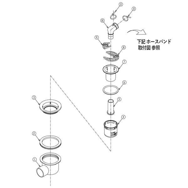 ユアサプライムス.com｜TOTO 横引き排水トラップ PJ2008NW トートーの通販