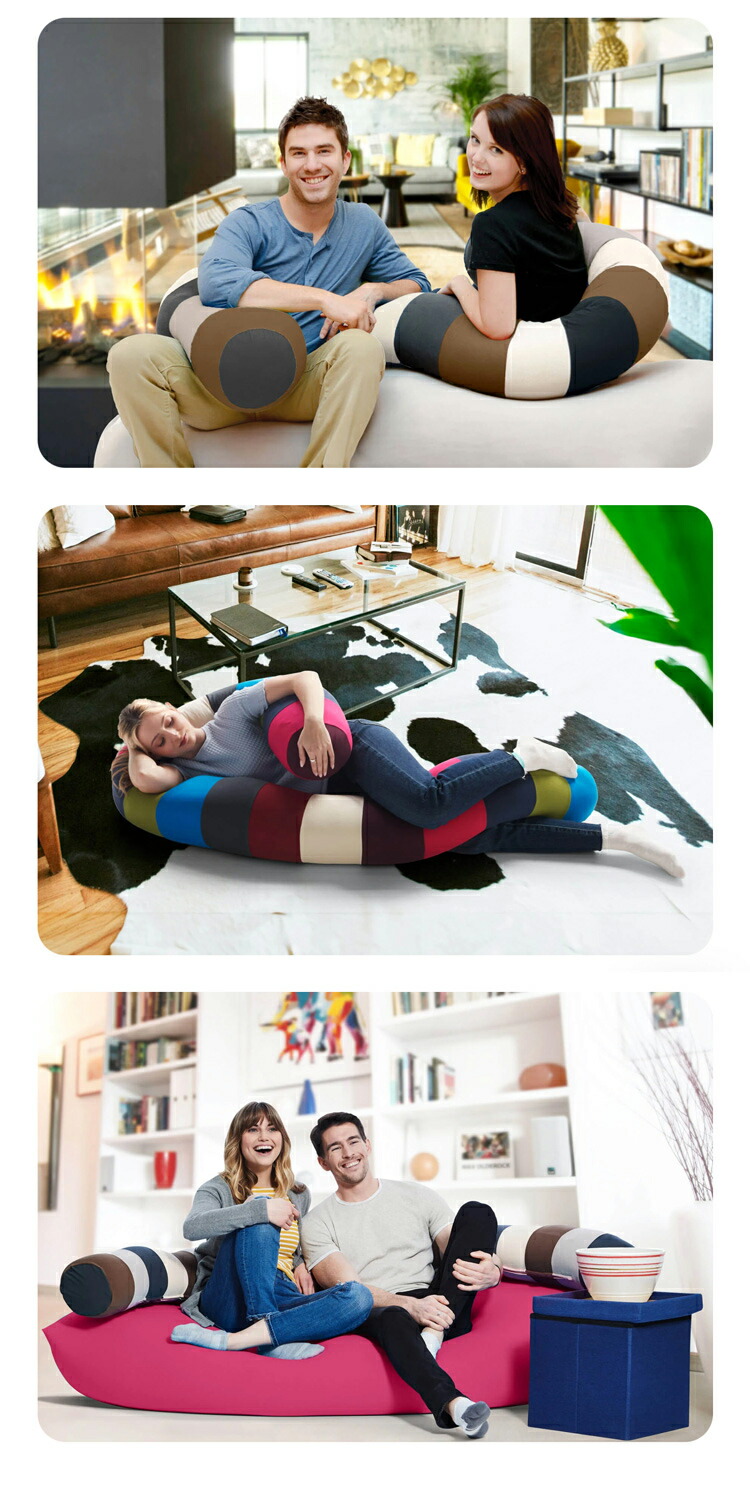 楽天市場】【ソファ送料無料】 Yogibo Caterpillar Roll Long ヨギボー