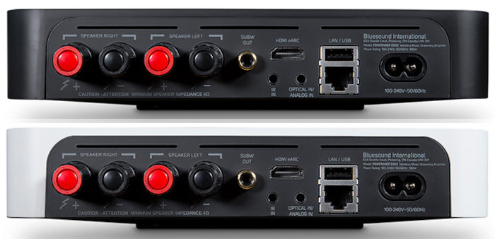 Bluesound POWERNODE EDGE ブラック コンパクト・ワイヤレス