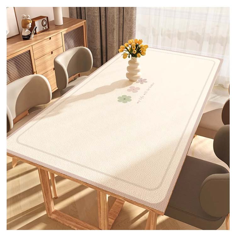 楽天市場】テーブルクロス PUレザー テーブルマット 無地 北欧 汚れ