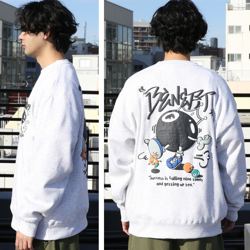 楽天市場】スウェット メンズ トレーナー イラスト全3色 新作 トップス