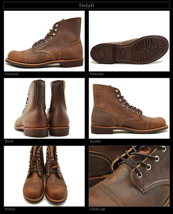 RED WING レッドウィング 8085 IRON RANGE VIBRAM #430 MINI LUG-SOLE