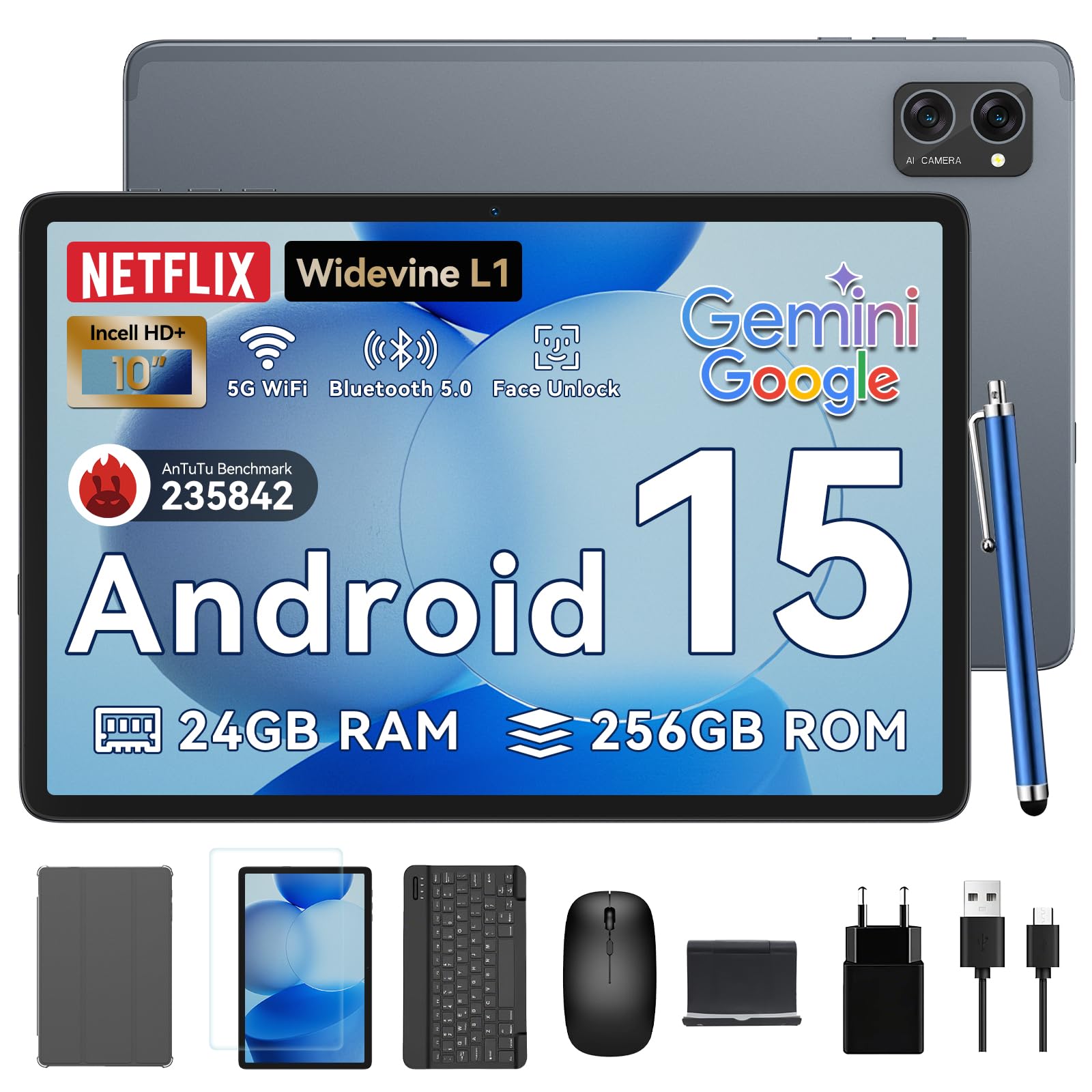 TABWEE T20 Android 15 Tablet 24GB RAM 256GB Storage | Review & Rating