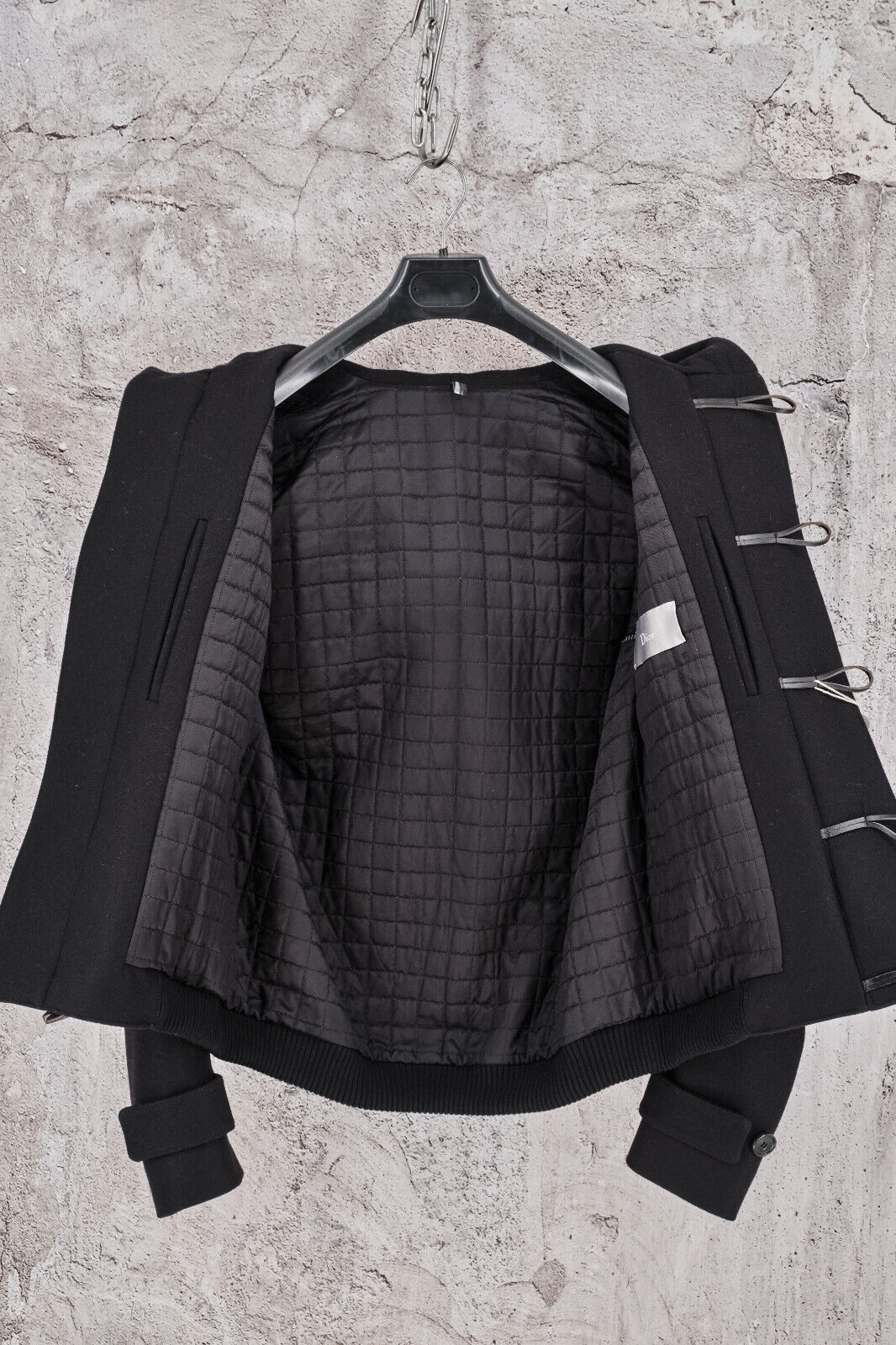 Dior Brand New With Tags Dior Homme Wool Hooded Duffle Jacket 50IT