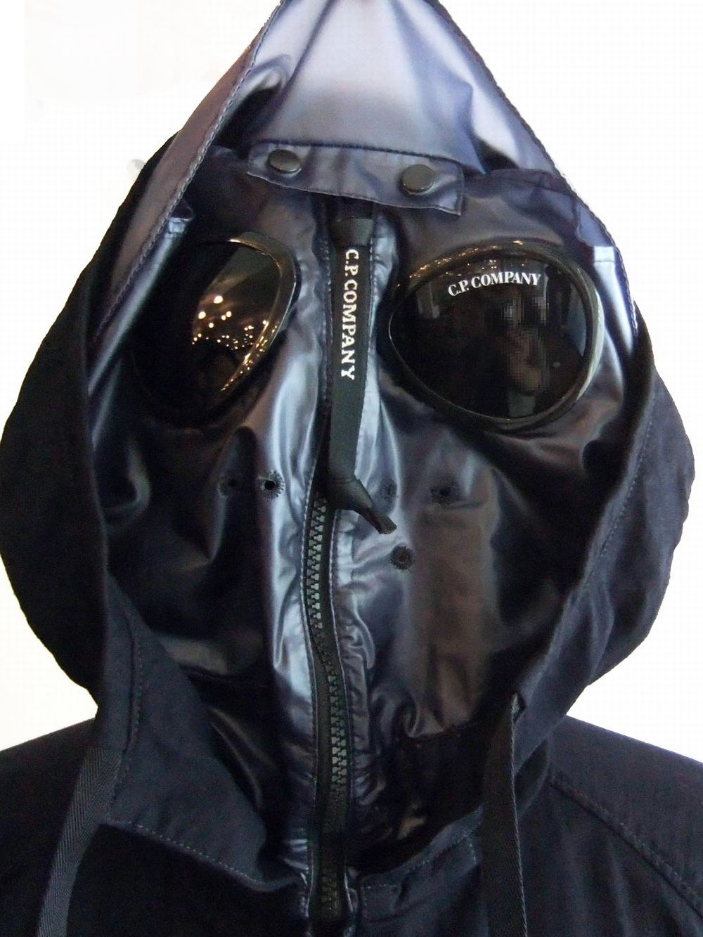 C.P. COMPANY - KNITTED NYLON JERSEY EXPLORER JACKET (ダーク