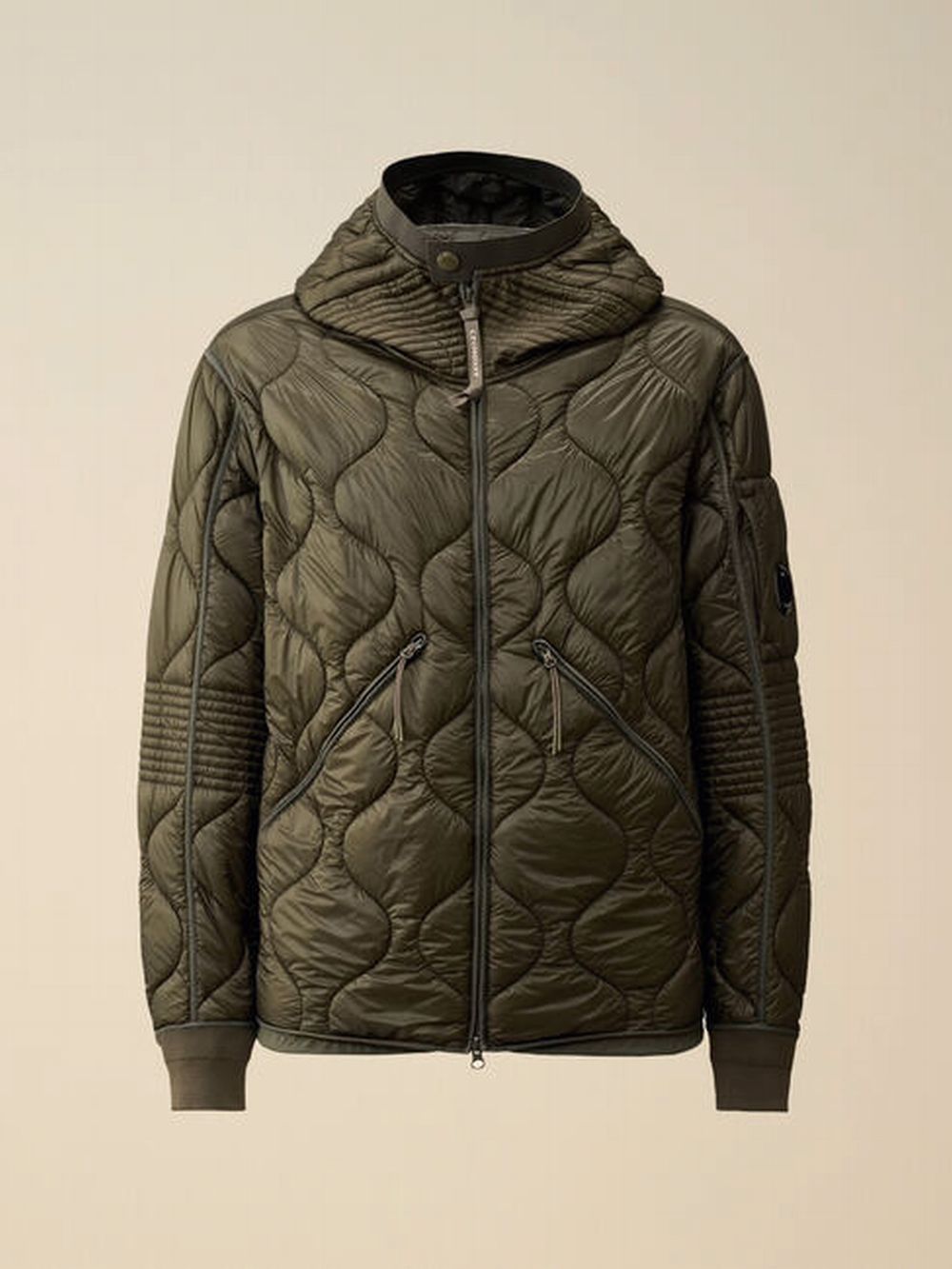 C.P. COMPANY - LINER PADDED HOODED JACKET フード付き キルティング