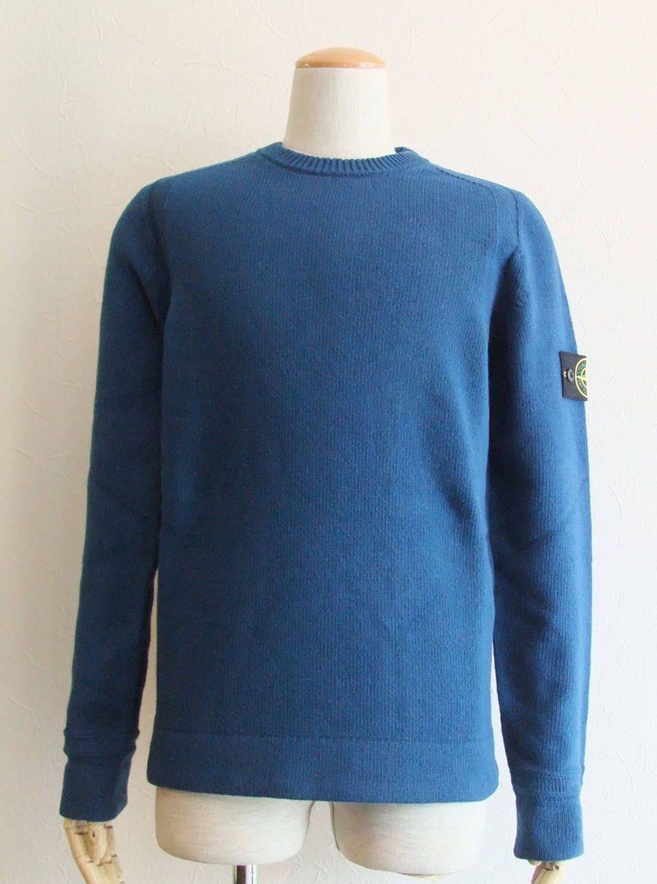 STONE ISLAND - ラムウール クルーネックニット(ORANGE) 540A3 | 4.444glad