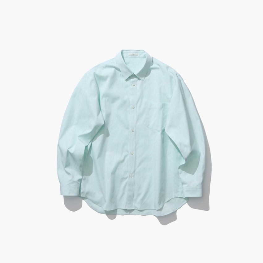 ATON - 【残り一点】Washer Oxford Loose Fit Shirt | ACRMTSM ONLINE