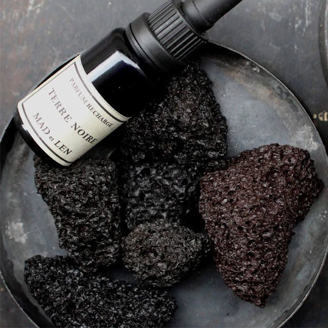 MAD et LEN - 【残り一点】グランデポットポプリ 溶岩石(TERRE NOIRE