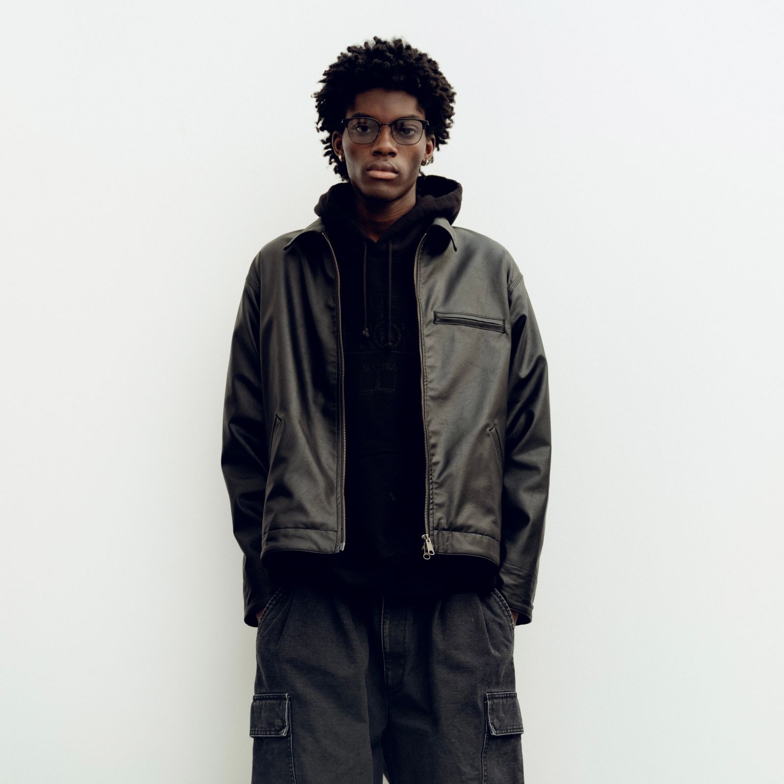 ESSAY - 【残り一点】Black Work Zip Jacket | ACRMTSM ONLINE STORE