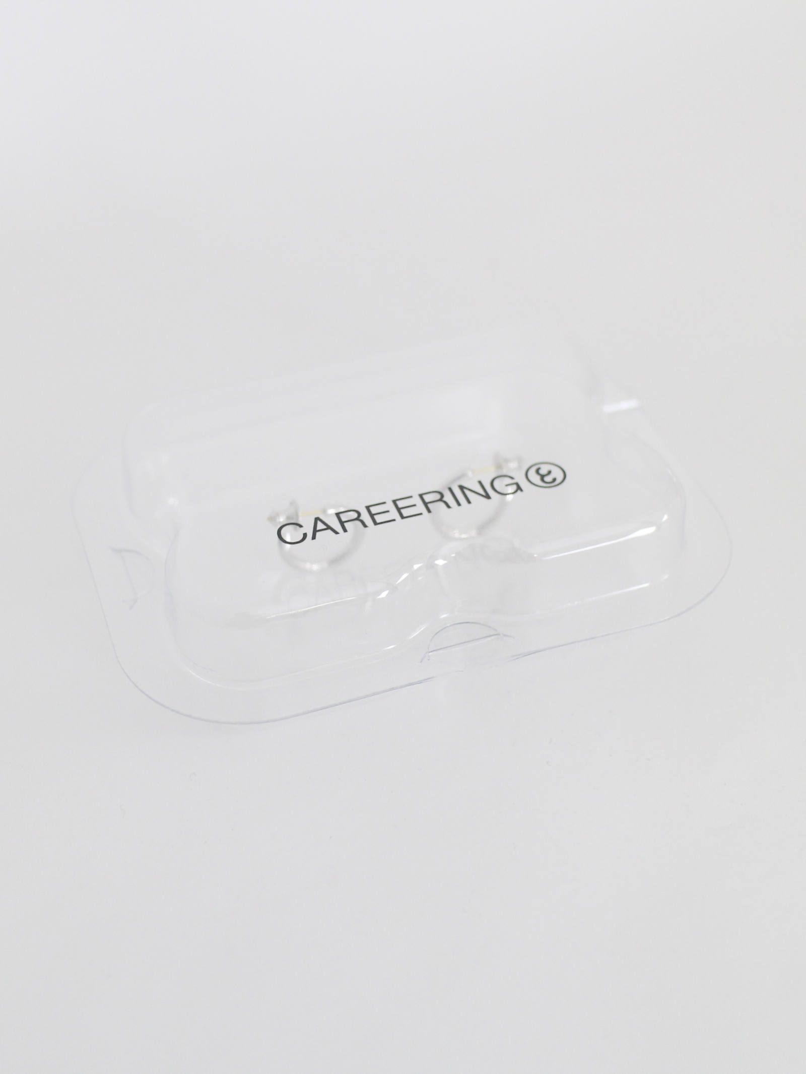 CAREERING - 【両耳用】プラシーボピアス PLACEBO 101(SV) シルバー925