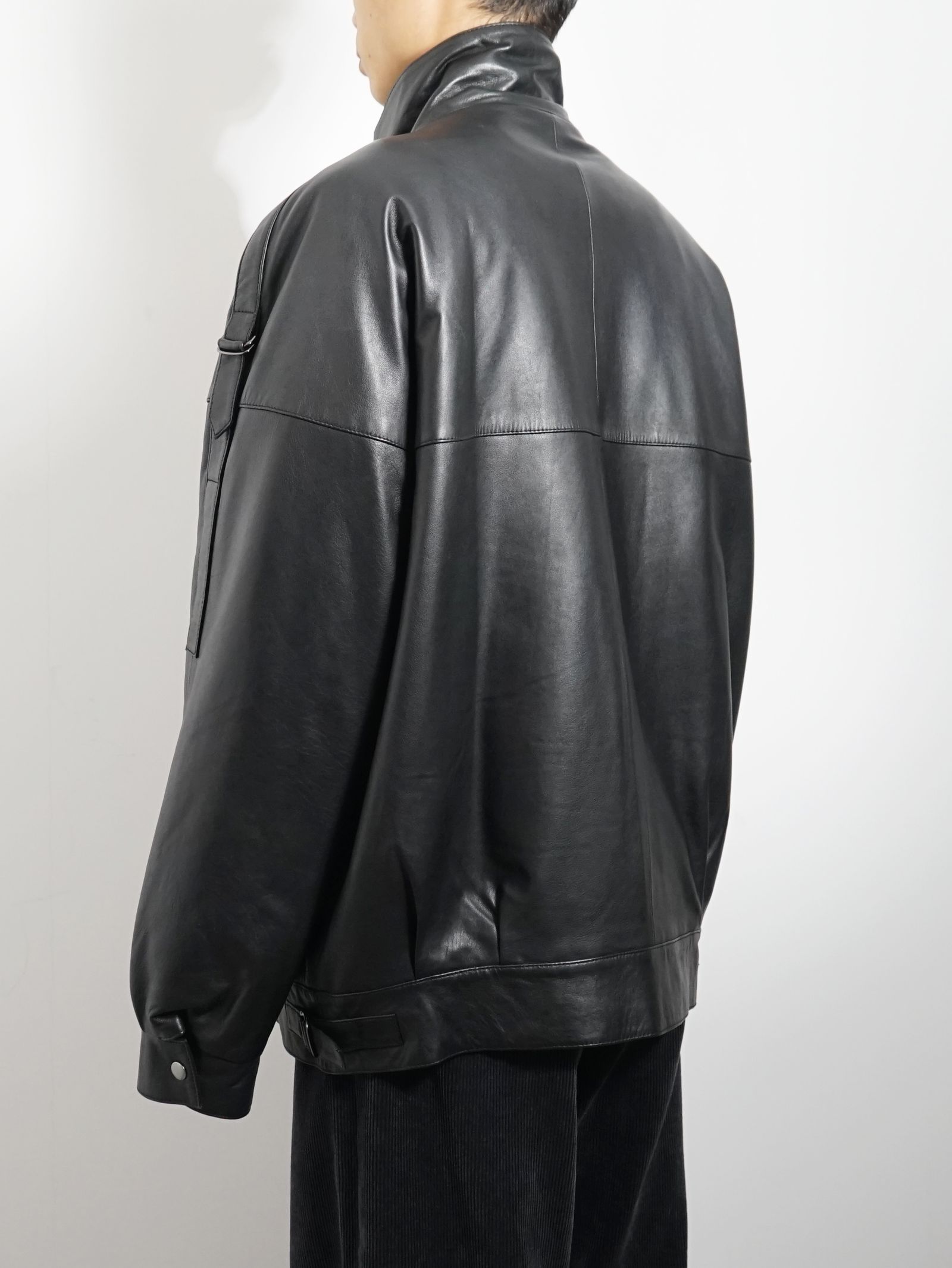 SEVEN BY SEVEN - ストームフラップレザーブルゾン - STORM FLAP