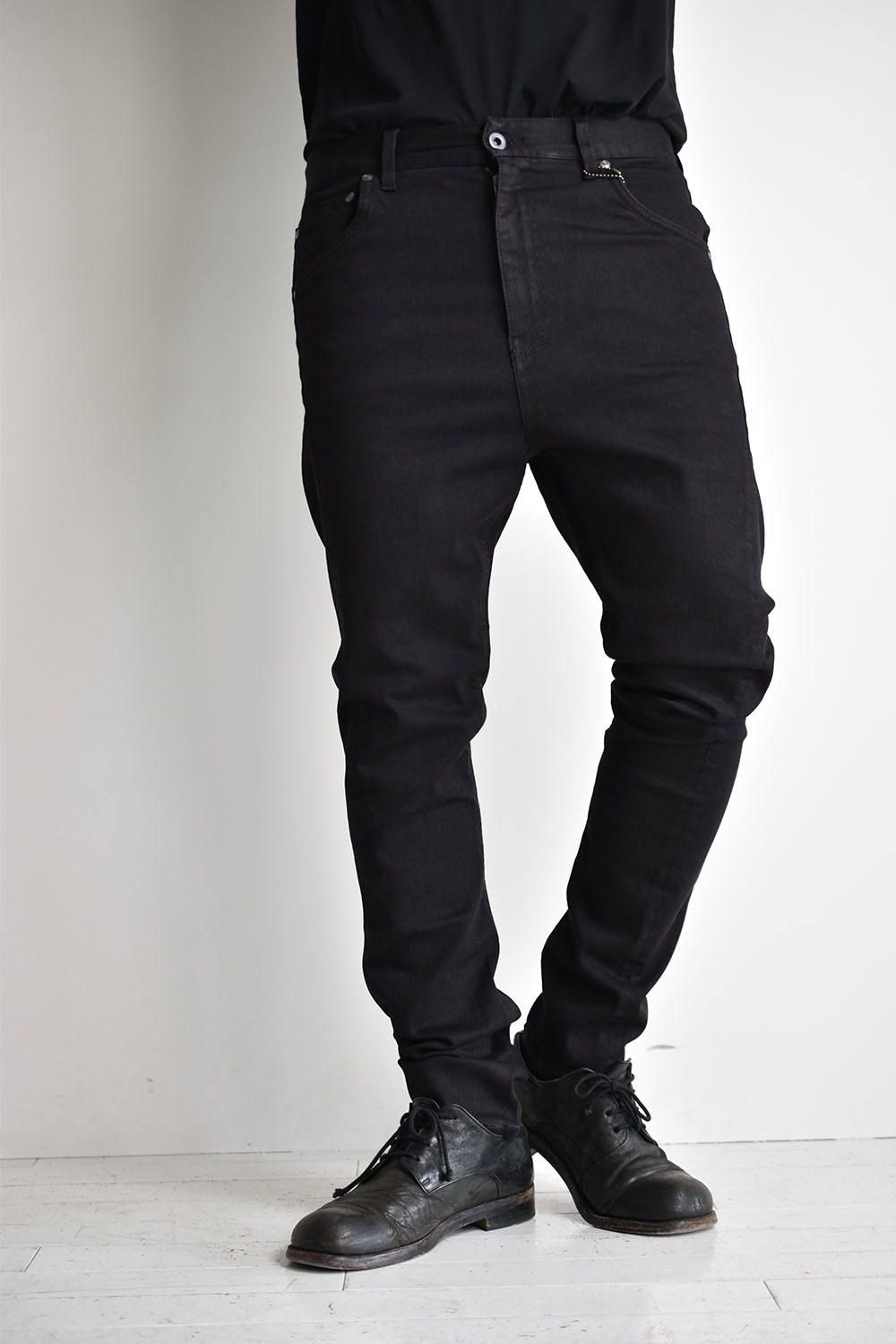 ISAMU KATAYAMA BACKLASH - ISKO MADE IN ITALY DENIM SEMI-SARROUEL