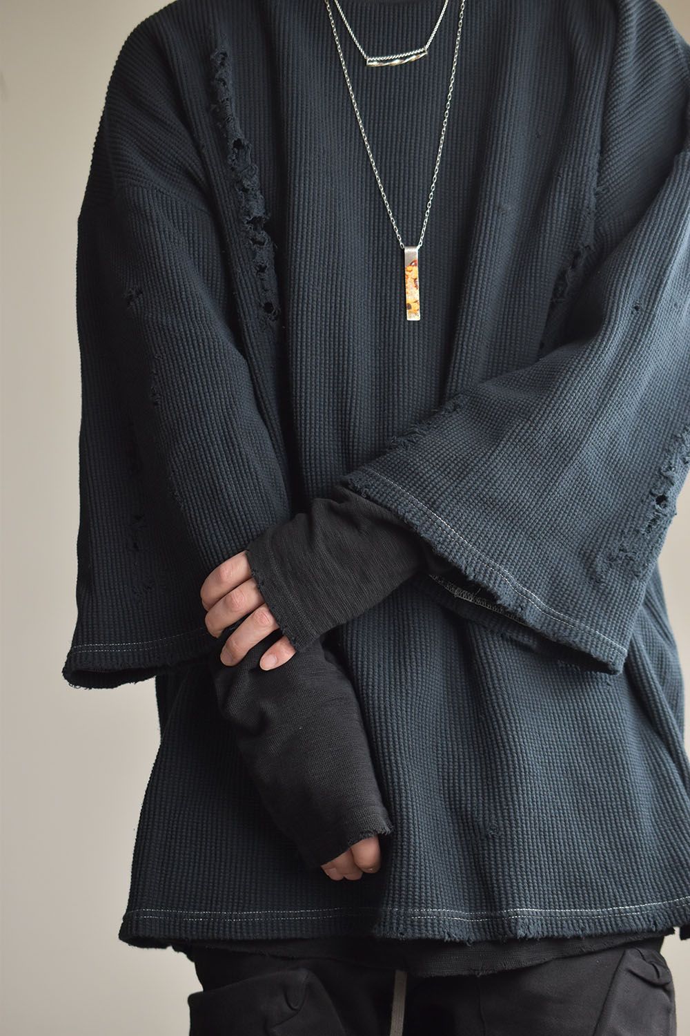 A.F ARTEFACT - Damage Layered Pullover