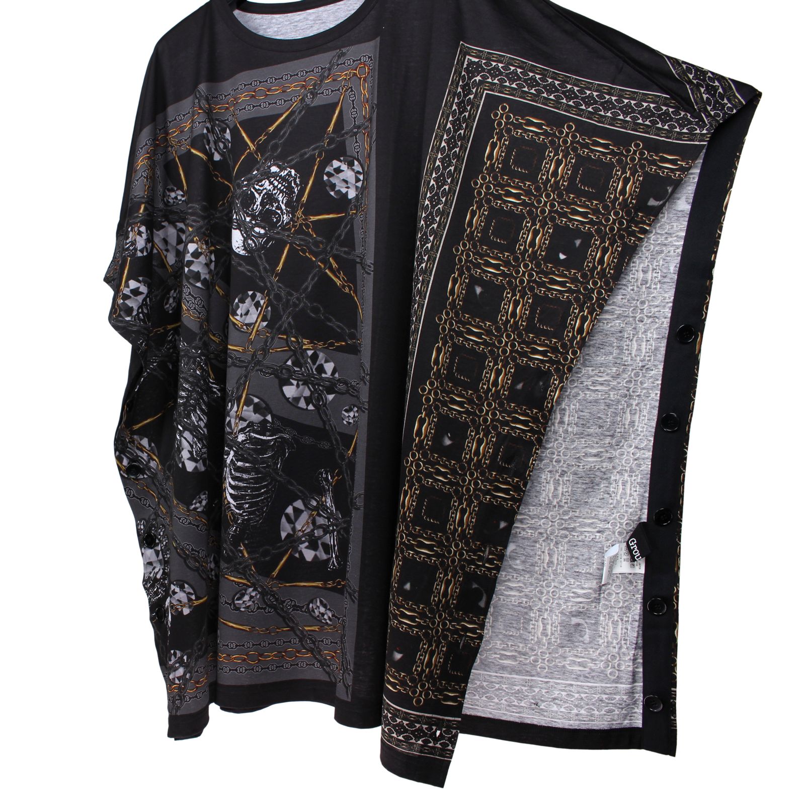 Ground Y - Ground Y | Poncho cut and sew / 半袖 ポンチョ (ユニ