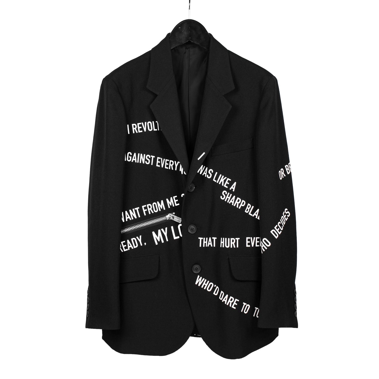 yohji yamamoto - pour homme | 右脇FあきメッセージJ / テーラード