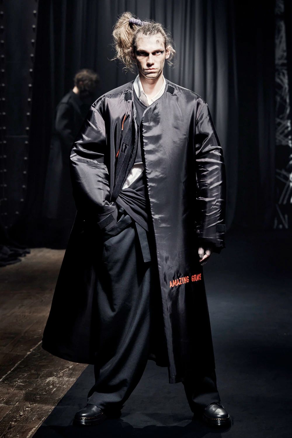 yohji yamamoto - pour homme オーバーオールシワギャバ / HX-D02-100