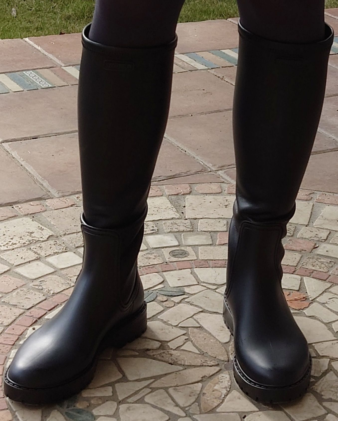 UNISA - ARLO ラバー ロングストレッチ レインブーツ ヒール3.5